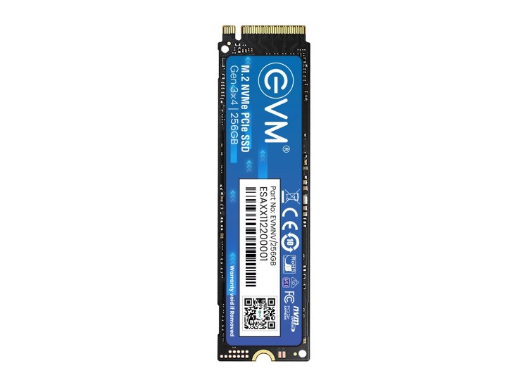EVM 256GB PCIe NVME SOLID STATE DRIVE (SSD)