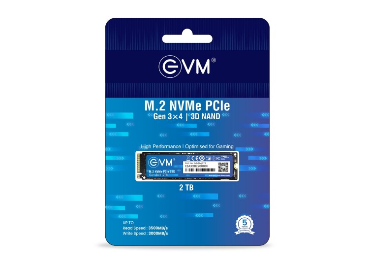 EVM 2 TB PCIe NVME SOLID STATE DRIVE (SSD)
