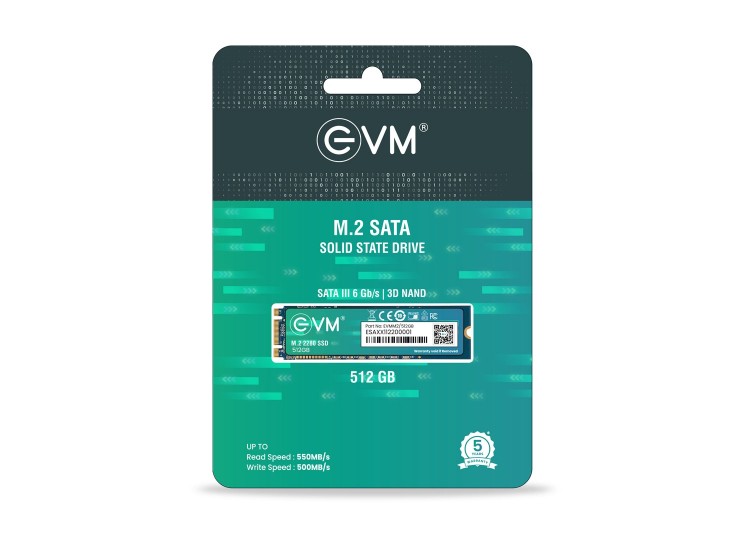 EVM 512GB M.2 2280 SOLID STATE DRIVE (SSD)
