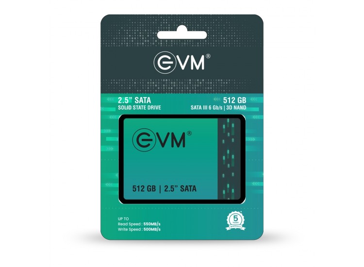 EVM 512GB 2.5" SATA SOLID STATE DRIVE (SSD)