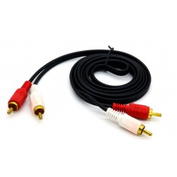 GTECH 2 RCA TO 2 RCA CABLE 1.5 MTR