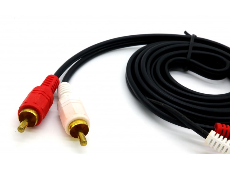 GTECH 2 RCA TO 2 RCA CABLE 1.5 MTR