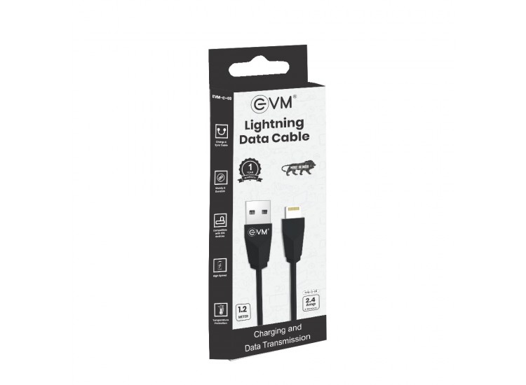 EVM USB TO LIGHTNING/IPHONE CABLE C03