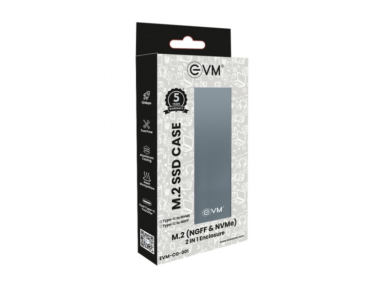 EVM M.2 / NVME SSD EXTERNAL CASING CG-001
