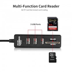 EVM USB HUB WITH CARD READER EVMHBCR 2.0