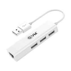 EVM USB TO USB 2.0 & LAN 10/100 MBPS URJ