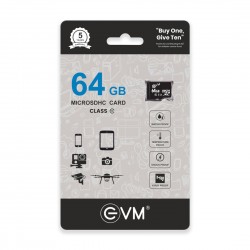 EVM 64GB CLASS 10 MICRO SD CARD