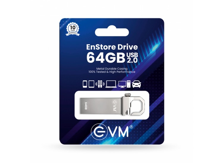 EVM 64GB PENDRIVE USB 2.0