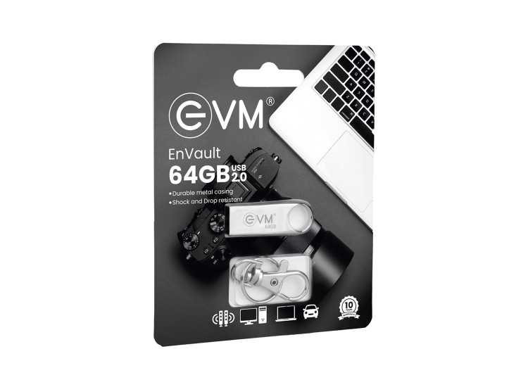 EVM 64GB PENDRIVE USB 2.0 ENV