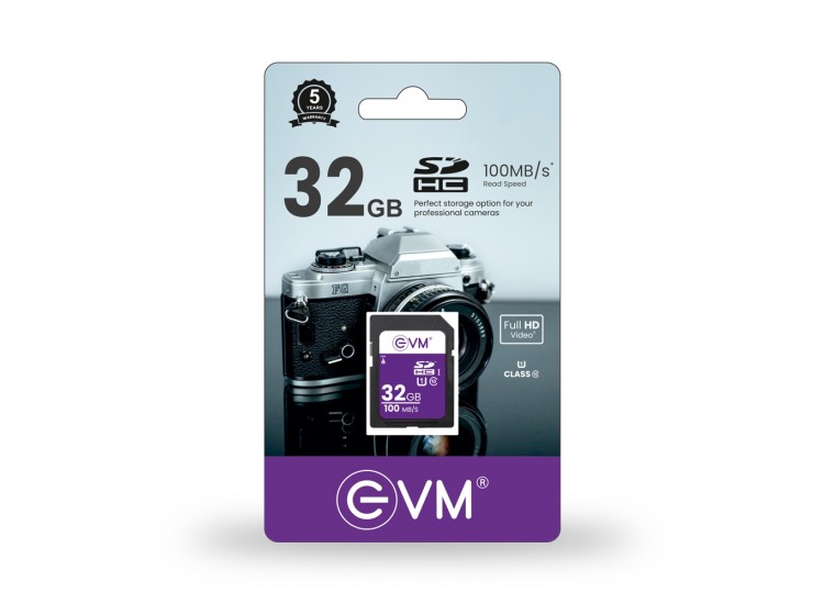 EVM 32GB CLASS 10 SDHC CARD