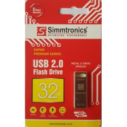SIMMTRONICS 32 GB METAL PENDRIVE